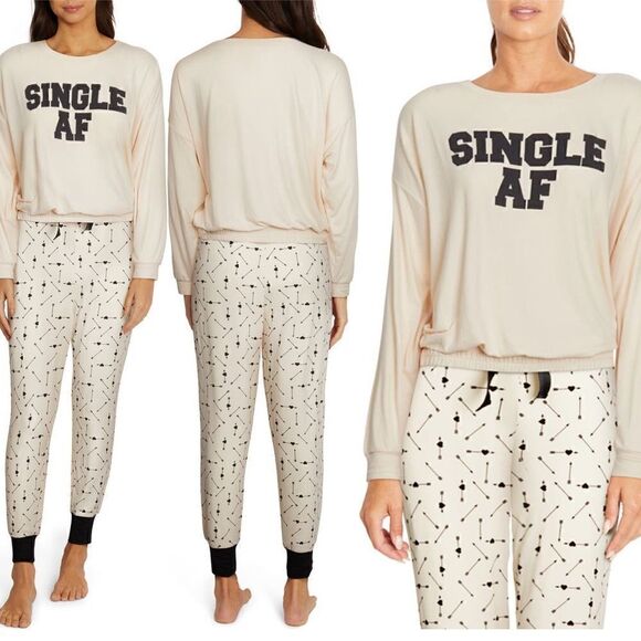 NWT Wildfox soft and comfy pajamas 2 pieces M - Picture 2 of 9